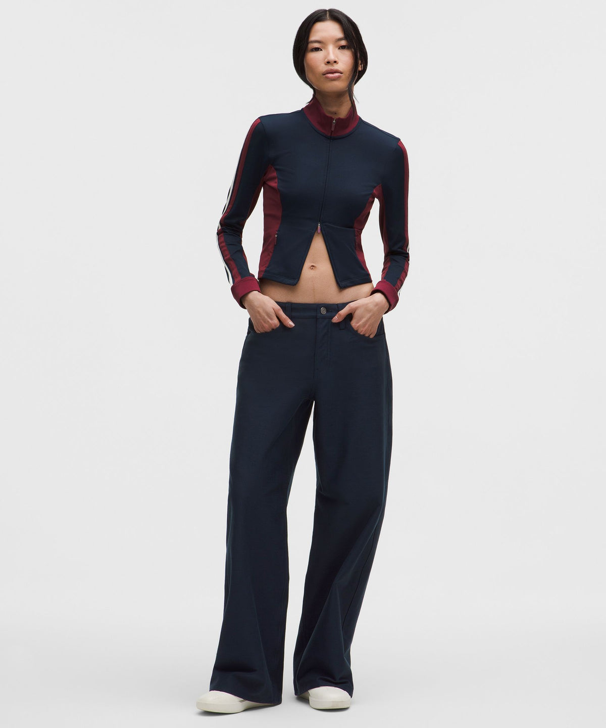 EasyFive Low-Rise Classic Wide-Leg PantShort