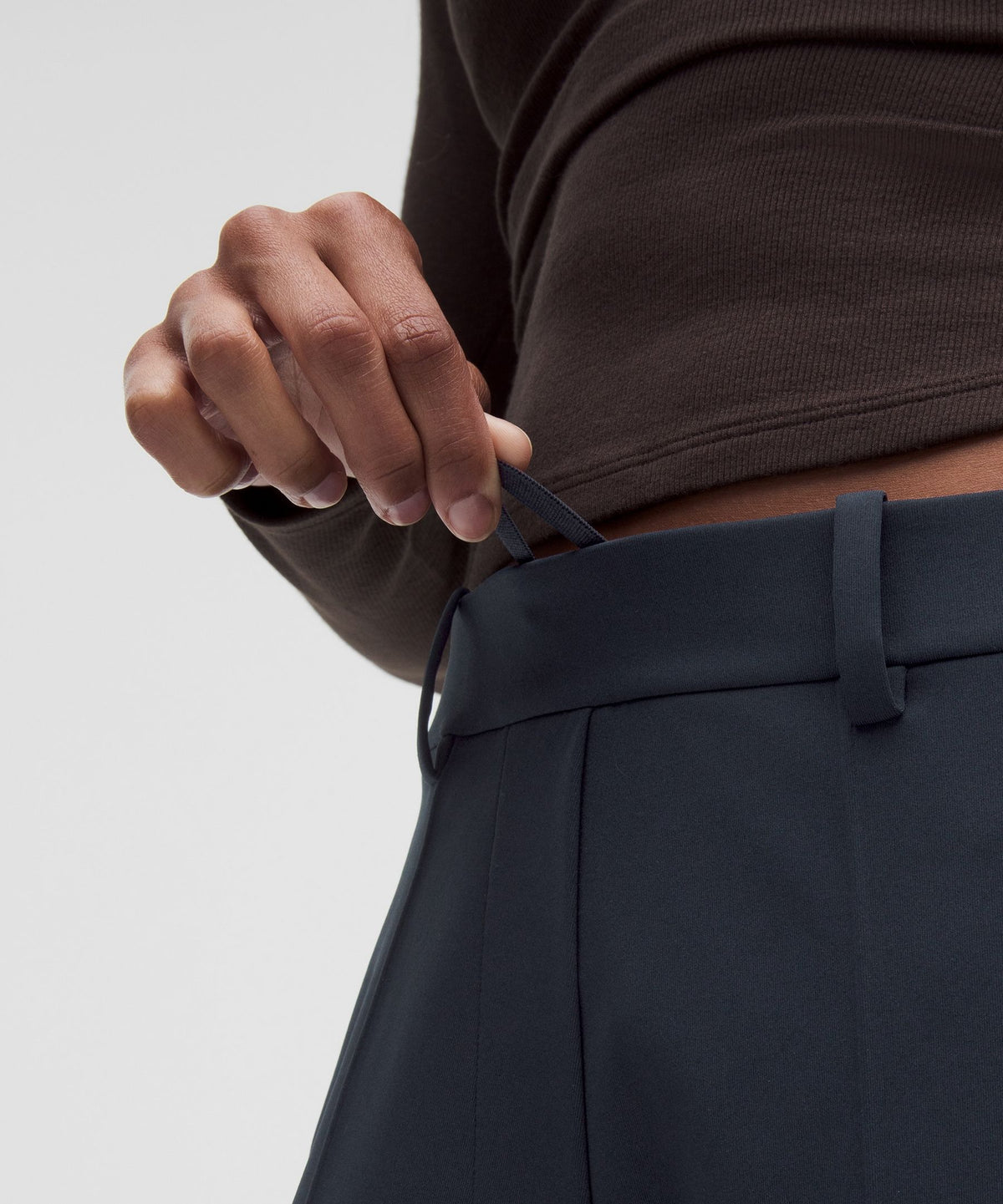 Daydrift Mid-Rise Stacked-Leg TrouserShort