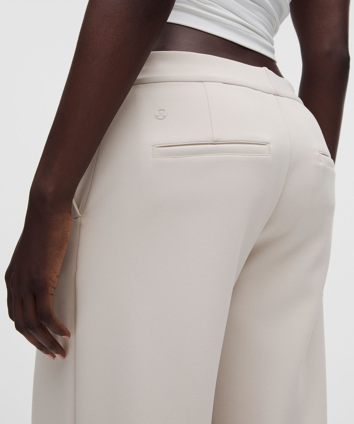 Daydrift Mid-Rise Cropped Wide-Leg Trouser ShortTwill