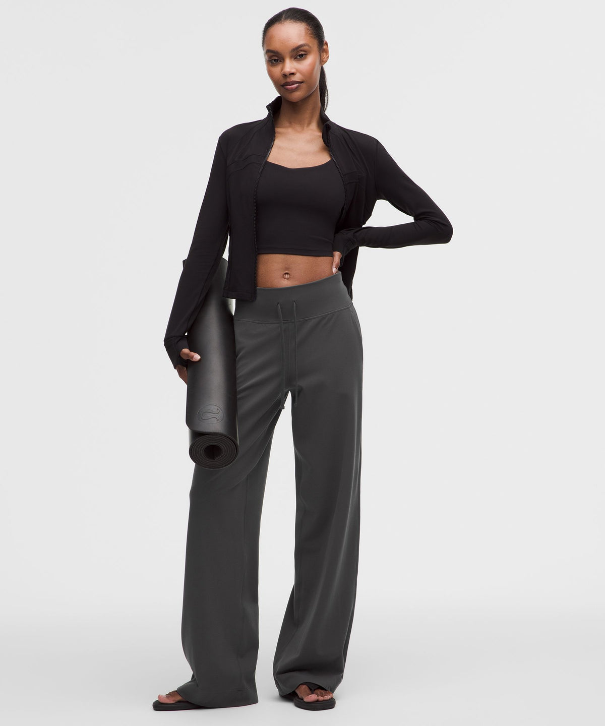Groove High-Rise Wide-Leg PantShort
