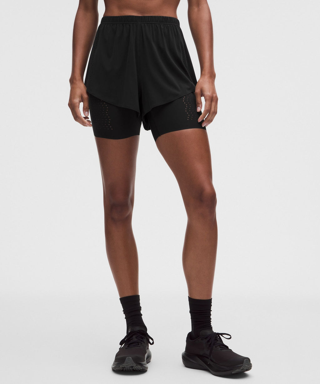 Sleek Perforated 2-in-1 High-Rise Short