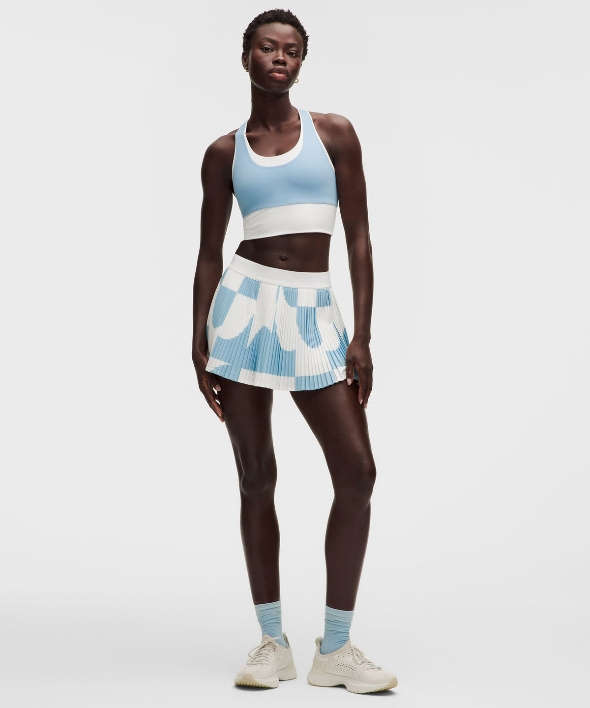 RePleat High-Rise Pleated Tennis SkirtContrast