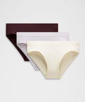 UnderEase Mid-Rise Bikini Underwear3 Pack