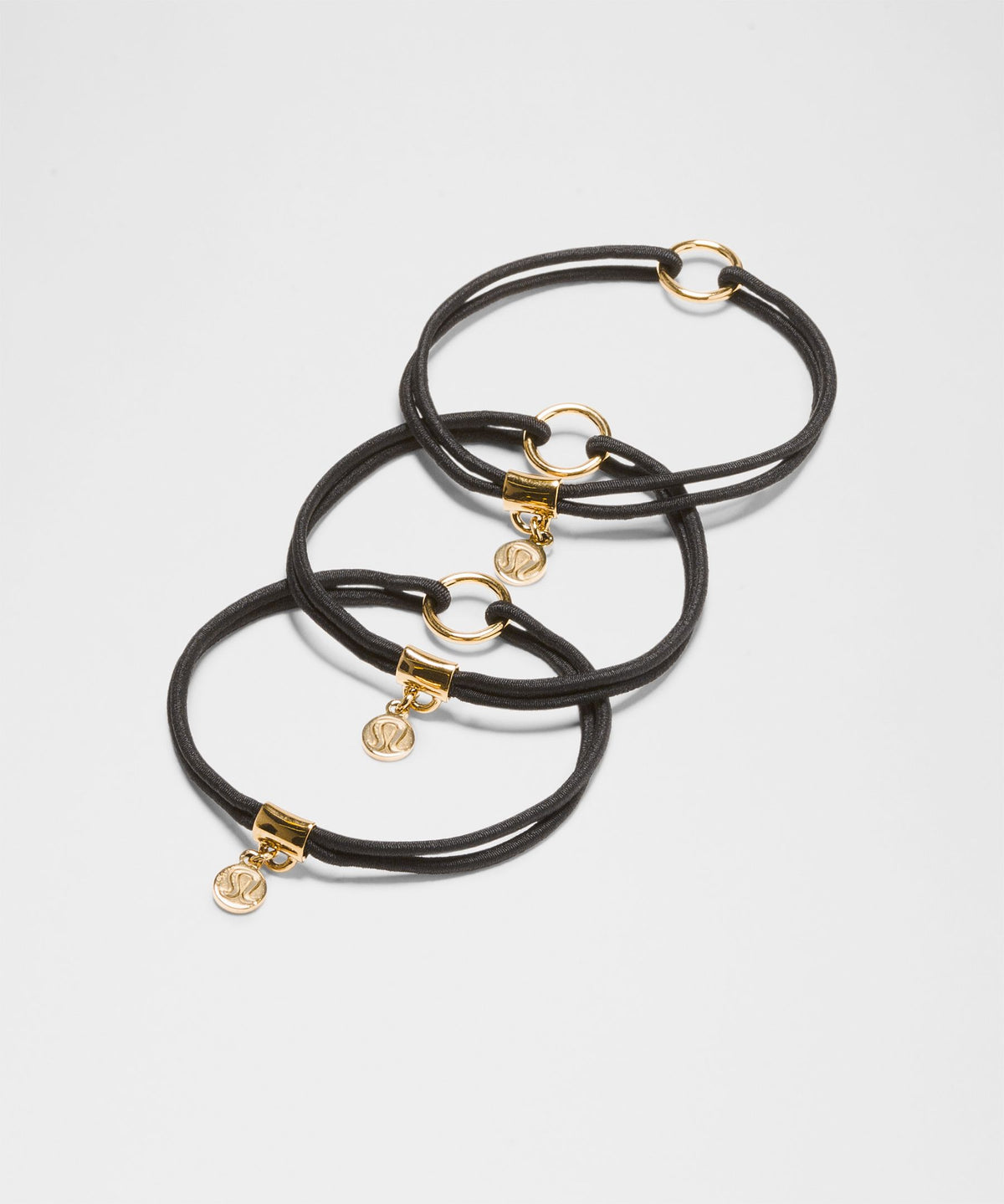 Logo Bead Hair Ties3 Pack