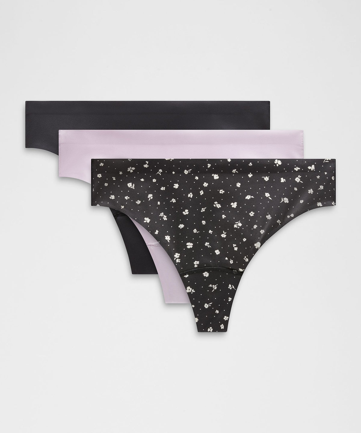 Nulu Added Absorbency Extra-High-Rise Thong Underwear3 Pack