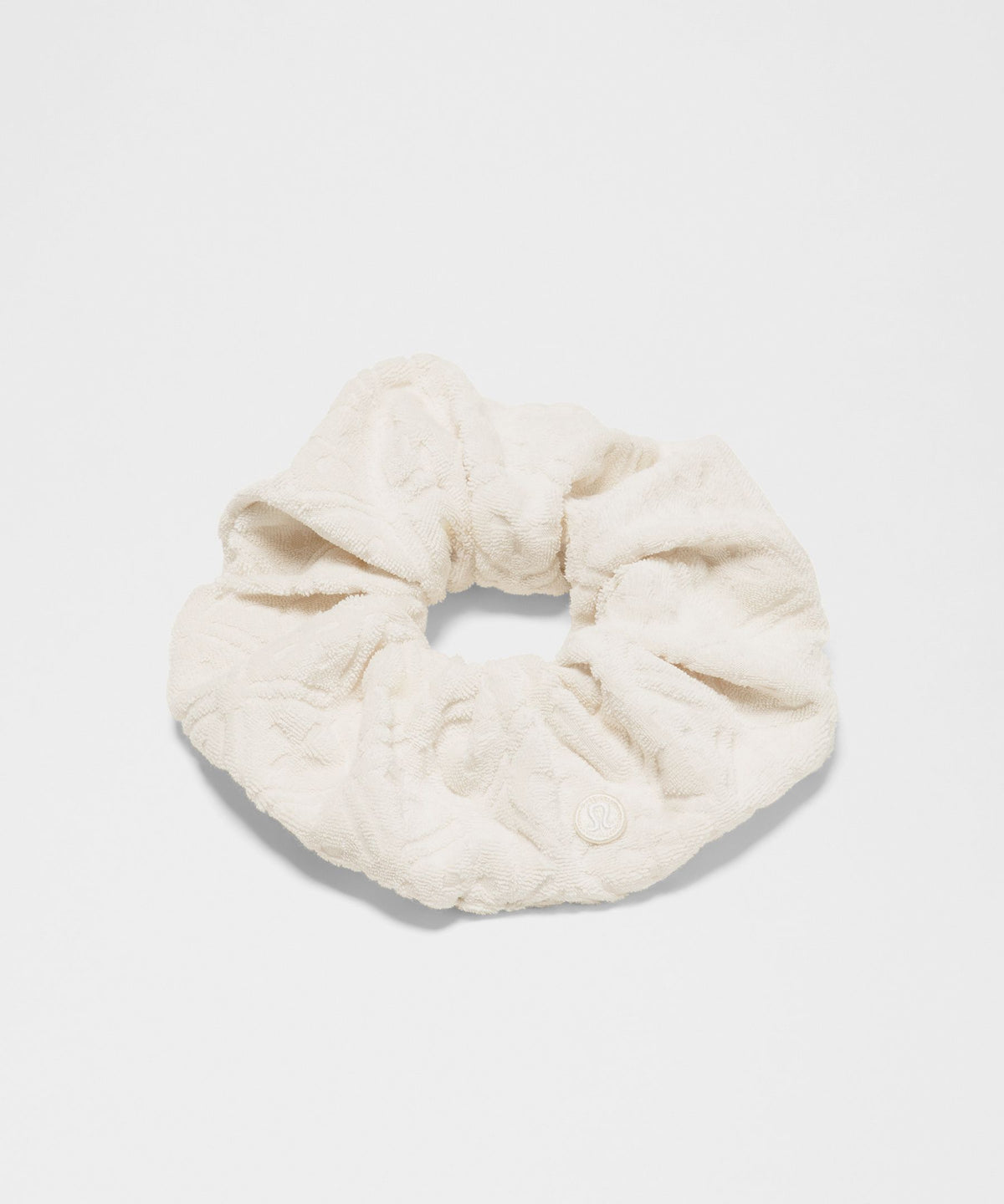 Terry Jacquard Oversized Scrunchie